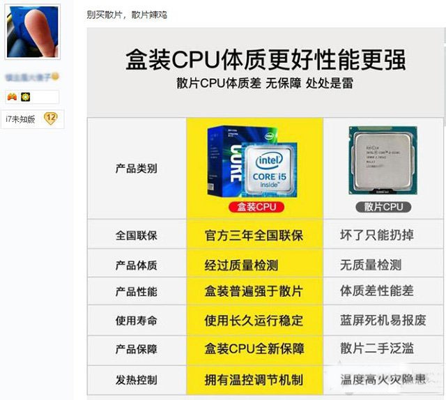 長(zhǎng)沙組裝電腦散片CPU是怎么來的？是二手嗎？購買intel CPU散片必讀的注意事項(xiàng)